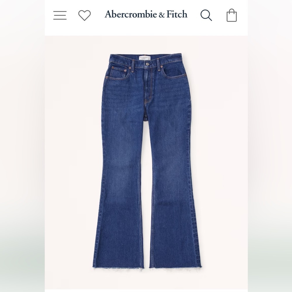 Curve Love High Rise Vintage Flare Jean DARK 28S